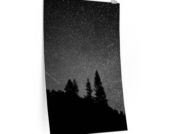 Photography Art Print of the Stars in Sequoia National Park - Premium Matte Photography Print of Astro Photography taken in California