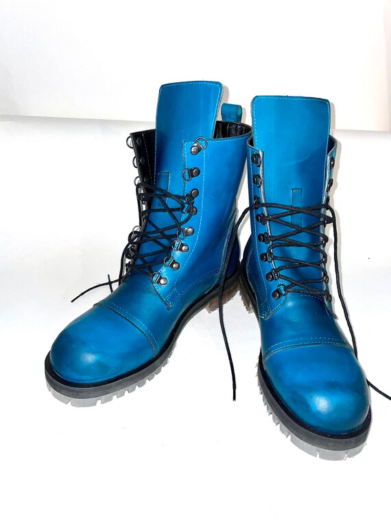 Blue boots near me online
