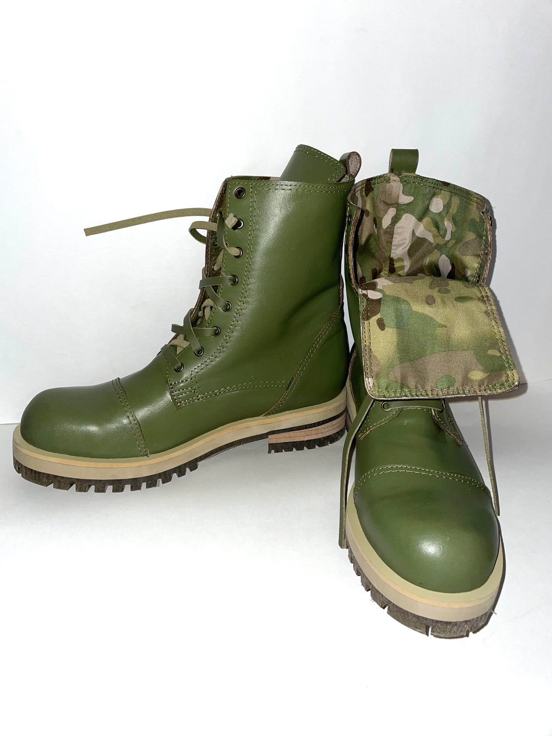 Military Green Boots, Handmade Leather Boots, Green Boots Women, Boots, Military Boots, Leather