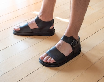 Men Sandals, Leather Sandals, Black Leather Sandals, Unisex Sandals, Men Sandals, Women Sandals, Antique Sandals, Gladiator Sandals