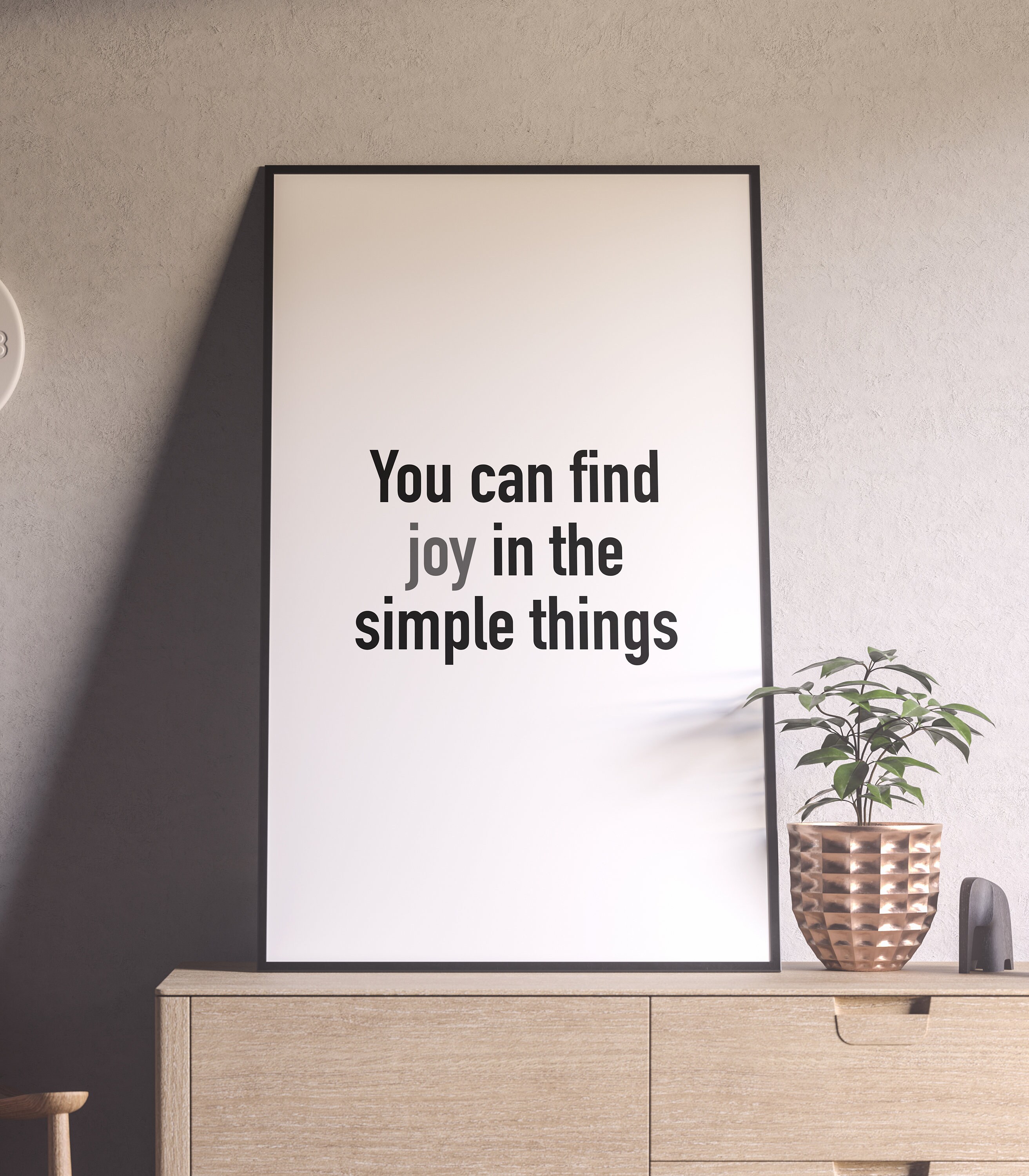 Find Joy In The Simple Things Printable Motivational Quote | Etsy