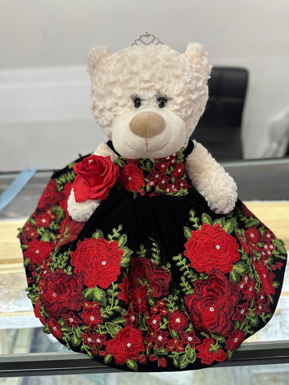 Black Charro Quinceanera Teddybear - Etsy