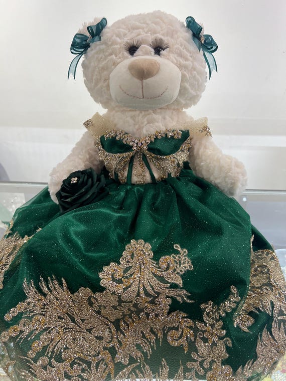 emerald green and gold dress quince with Quinceanera Teddybear emerald green and gold dress To think summer is product_family:L51501 No attribution Style:Marin Kitagawa