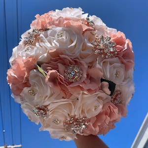 Blush and Ivory Quinceanera Bouquet