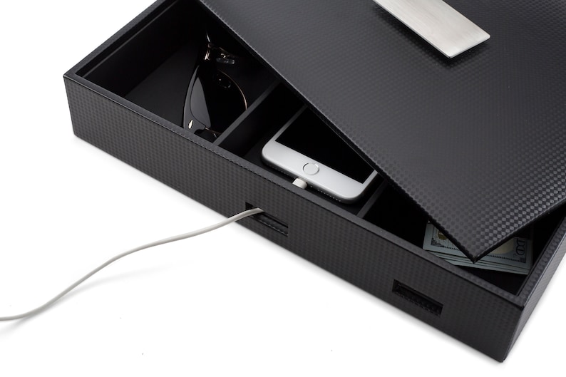 Personalized Valet Tray & Lid Men's Valet Organizer Etsy