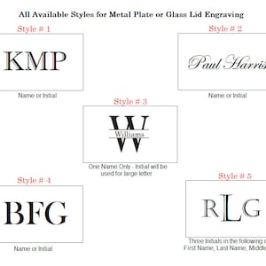 Personalized Valet Jewelry Watch Box for Men, Holds 6 Watches,12 cufflinks & 2 Sunglasses, Gifts for him, Engraved Glass Lid or Plate ,Brown image 2