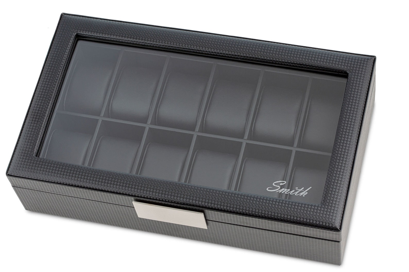 Personalized Cufflink Box for Men Holds 70 Cufflinks Etsy