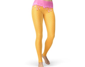 Ice-Cream Cones Women/'s Yoga Leggings
