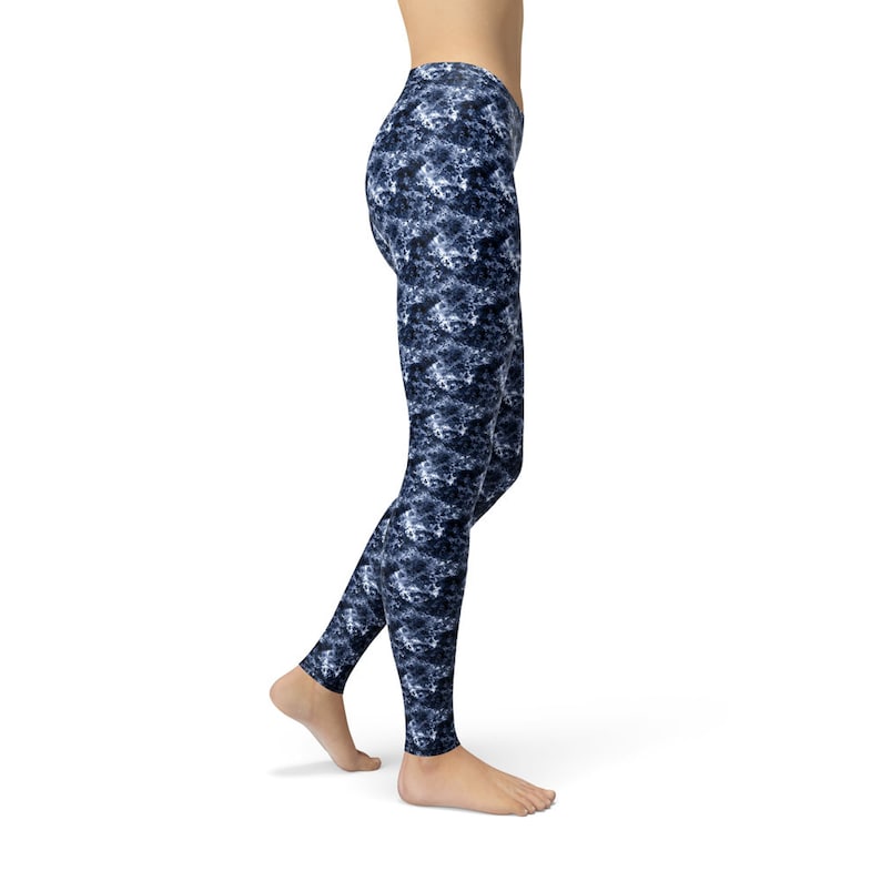 MOMMY /& ME Navy Crystalline Fitness Casual Leggings