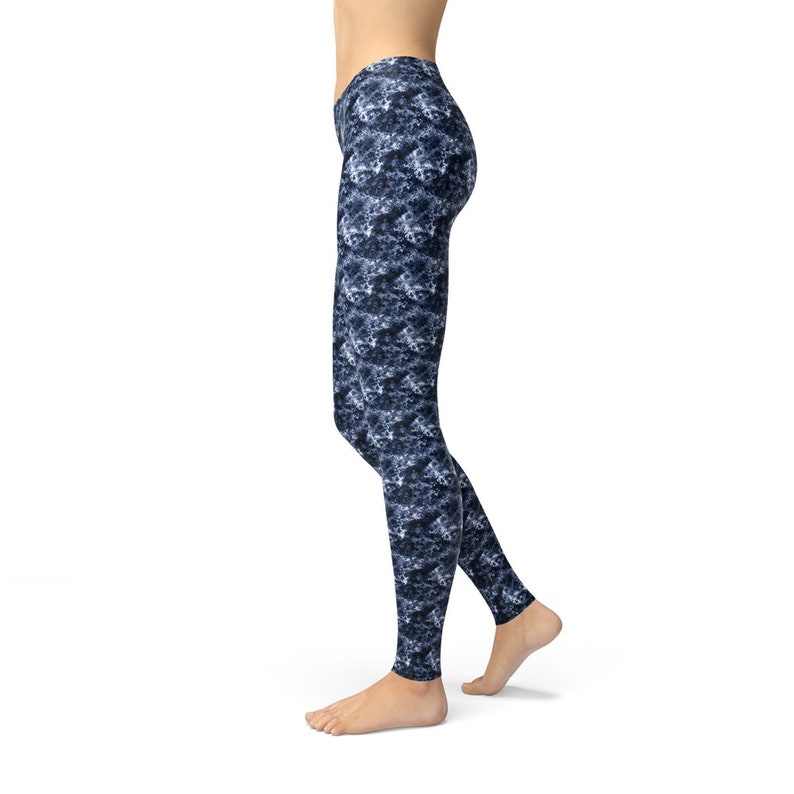 MOMMY /& ME Navy Crystalline Fitness Casual Leggings