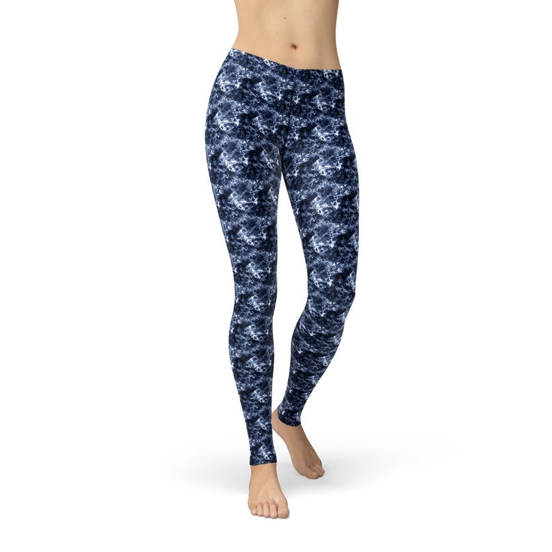 MOMMY /& ME Navy Crystalline Fitness Casual Leggings