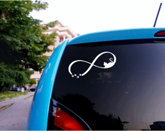 Horse Infinity Vinyl Car Window Decal Sticker
