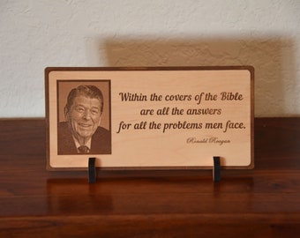 Cita bíblica de Ronald Reagan