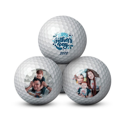 Personalized Custom Golf Balls 3 Pack Custom Father's Etsy