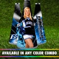 Custom Photo Megaphone | Starburst Design | Great for Senior Night, Coach Gifts, Team Gifts | Cheer Gift Ideas | Gift for Cheerleaders