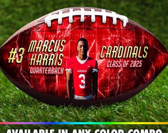 Custom Photo Football | Personalized Team Gift