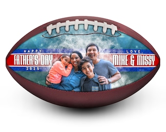 Custom Photo Football | Personalized Touchdown Gift