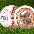 Personalized Photo Baseball | Vintage Father's Day Gift