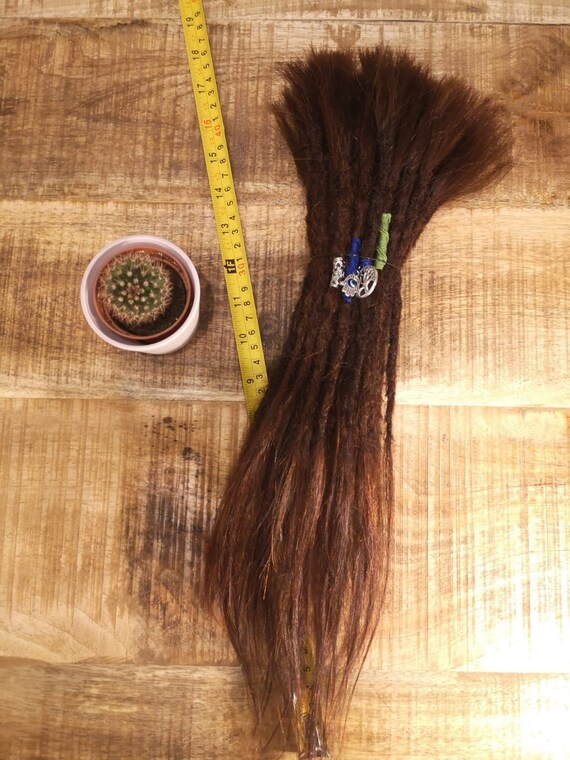 European Human Hair Dreadlocks Red Brown Rust Brown Dread Etsy