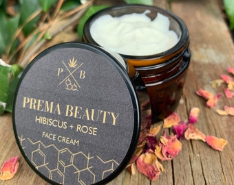 Hibiscus Face Cream Etsy