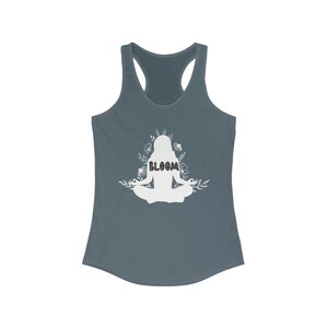 Let's Bloom Women's Yoga Racerback Tank | Yoga Tank Top | Hot Yoga Tank Top | Cute Yoga Tank | Lightweight