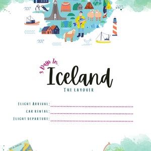 Sosta in Islanda - Itinerario di viaggio di 3 giorni