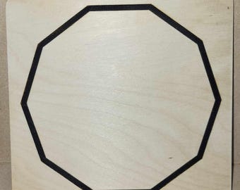 Decágono Único Radionics Board – Balance and Energetic Alignment | Stability and Manifestation
