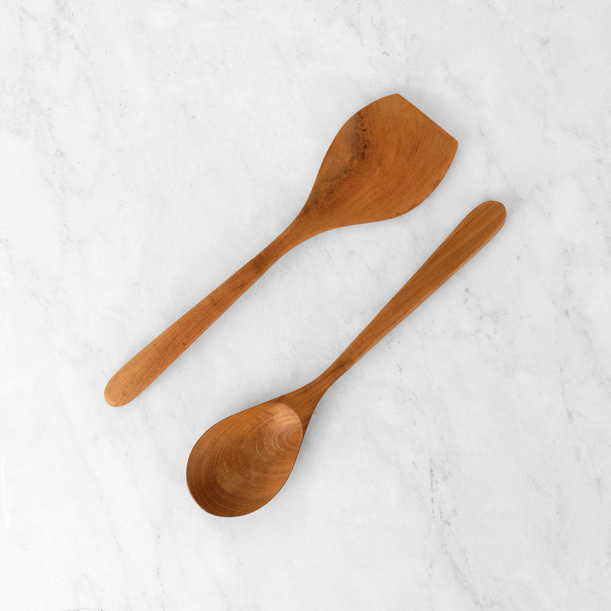 Teak Spoon， Wooden Spoon Spaghetti Fork Server Pasta Spoon With