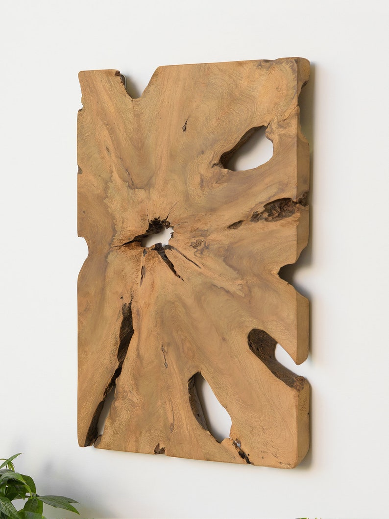 Slice Teak Root Wall Art Etsy