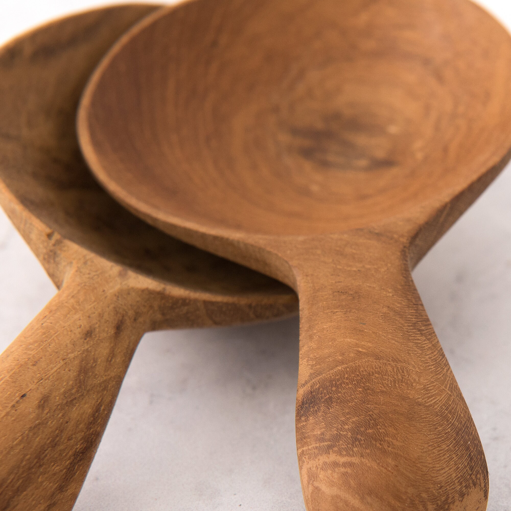 Teak Condiment Spoon Individual or Set Etsy