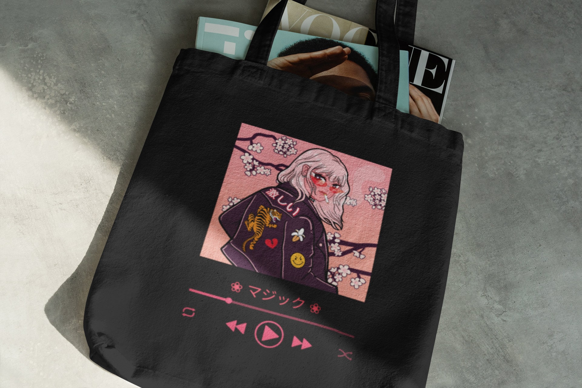 A Girl Who Loves Anime Tote Bag Manga Tote Bag Girl Power - Etsy A Girl Who Loves Anime Tote Bag Manga Tote Bag Girl Power - Etsy