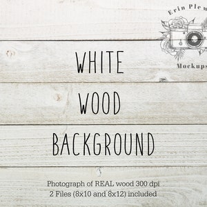 Documento digitale di sfondo in legno, documento digitale Wood Plank, carta digitale Shiplap, sfondo rustico in legno bianco