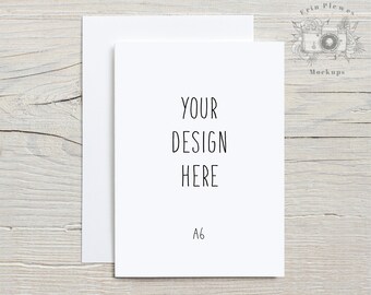 A6 Card Mockup Etsy