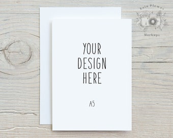 Rustic Card Mockup Etsy