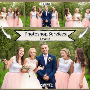 Photoshop Services, Add loved one photo, Photoshop Deceased, Person Removal, Add person to photo, Photo Merge - Level 2
