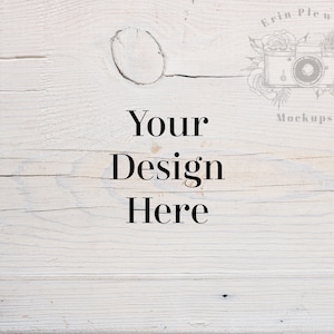 Mockup di sfondo in legno bianco, sfondo rustico in legno bianco per il tuo design, carta digitale in legno in difficoltà, modello di download digitale JPG