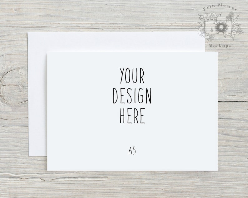 Download Paper Party Supplies Paper A5 Greeting Card Mockup Thank You Card Mock Up With White Envelope For Rustic Wedding And Lifestyle Photo Jpeg Instant Digital Download