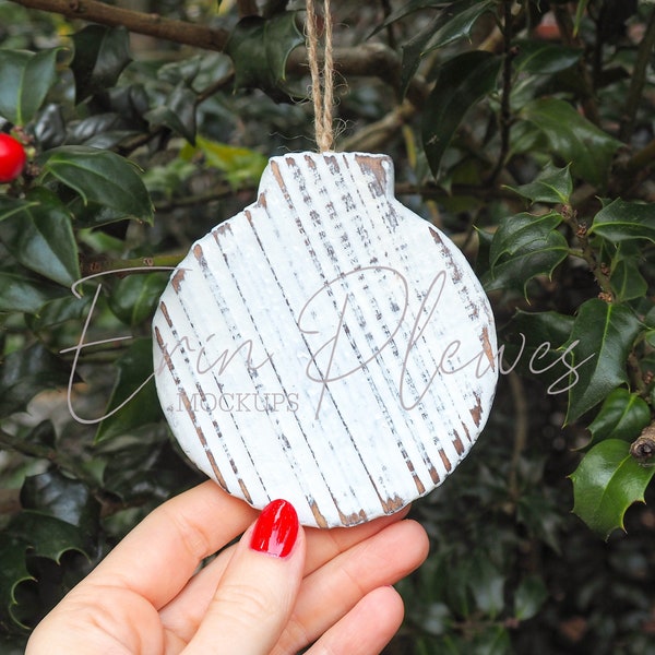 Rustic Wood Ornament Etsy