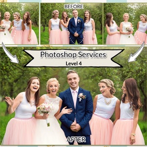 Add loved one to photo, Object Removal, Person Removal, Photoshop Service, Photo Merge, Combine Photos, Level 4