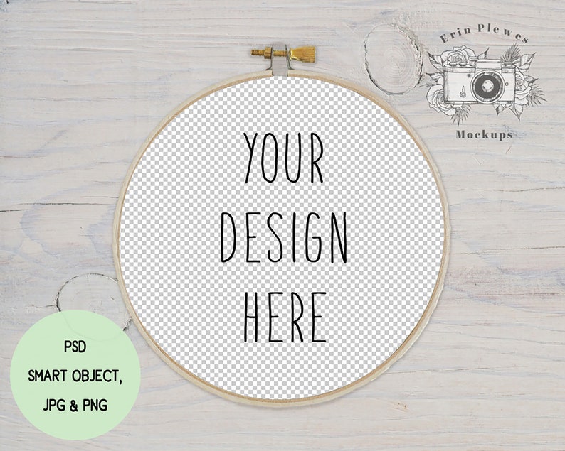 Cross Stitch Mockup PSD Smart Object Embroidery Hoop Mockup Etsy