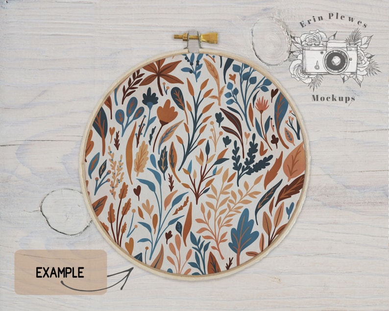 Cross Stitch Mockup PSD Smart Object Embroidery Hoop Mockup Etsy