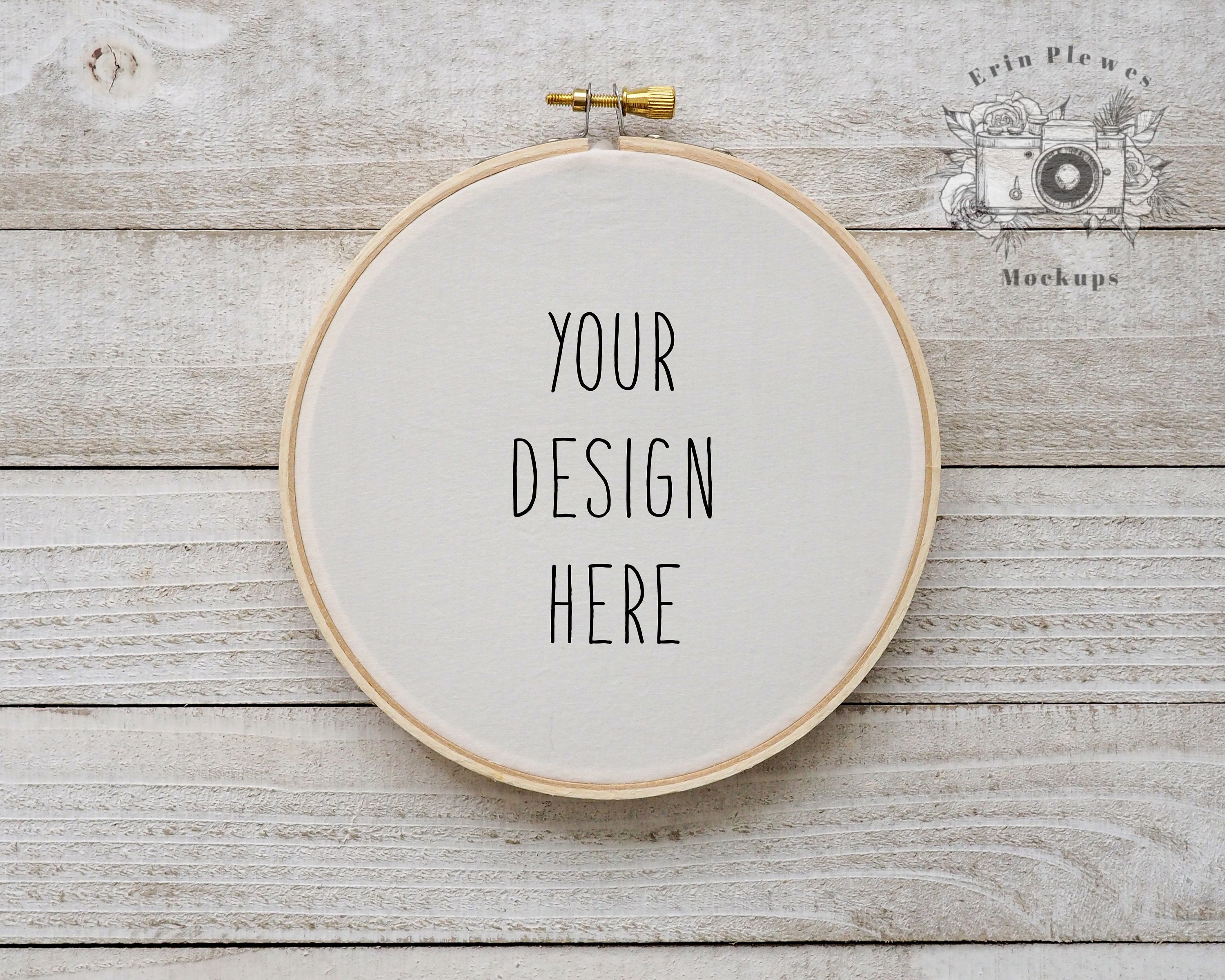 Download Embroidery Hoop Mockup Cross Stitch Mockup On Rustic White Etsy