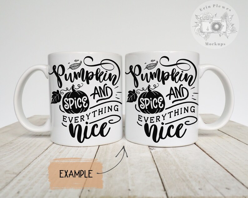 Download Front and Back Mug Mockup Double Side Mug Mock-up for ...