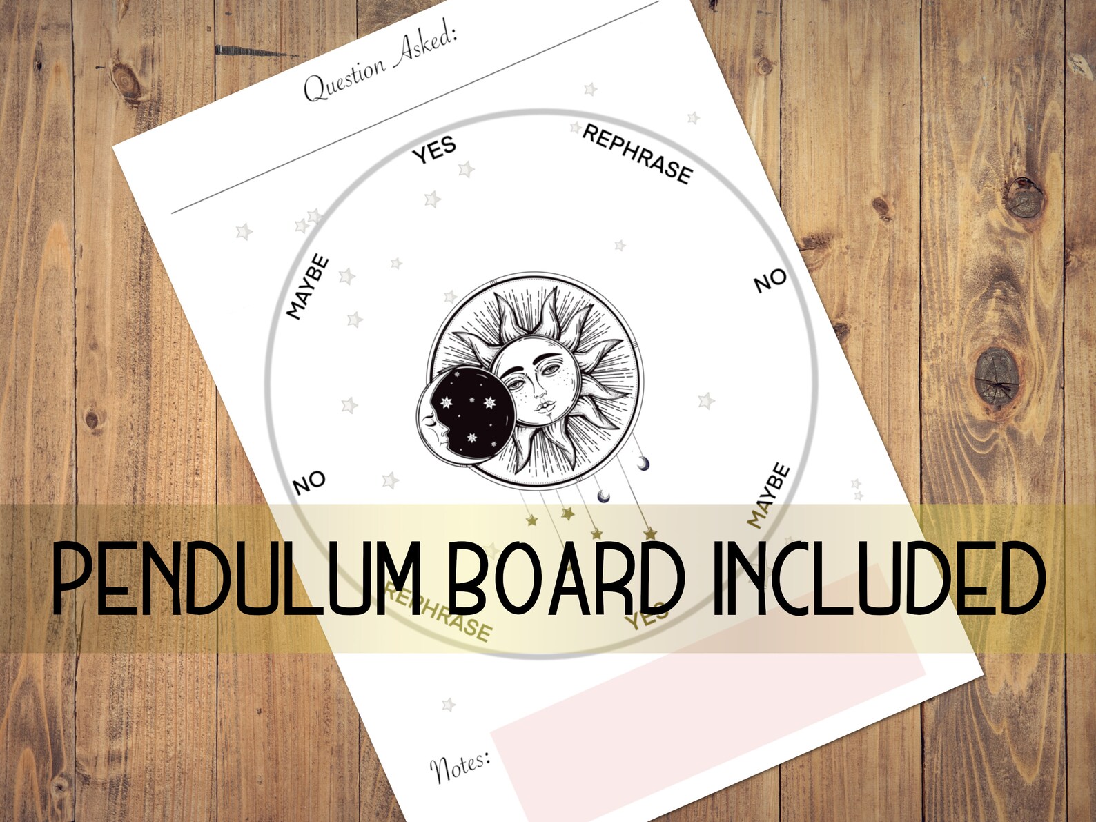 Pendulum PDF How to Use Pendulum Board Included (Instant Download) - Etsy