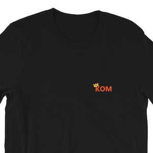 Cycling T-Shirt - KOM - Bike TShirt - Gift for Cyclists - King of the Mountain - Cycling Performance