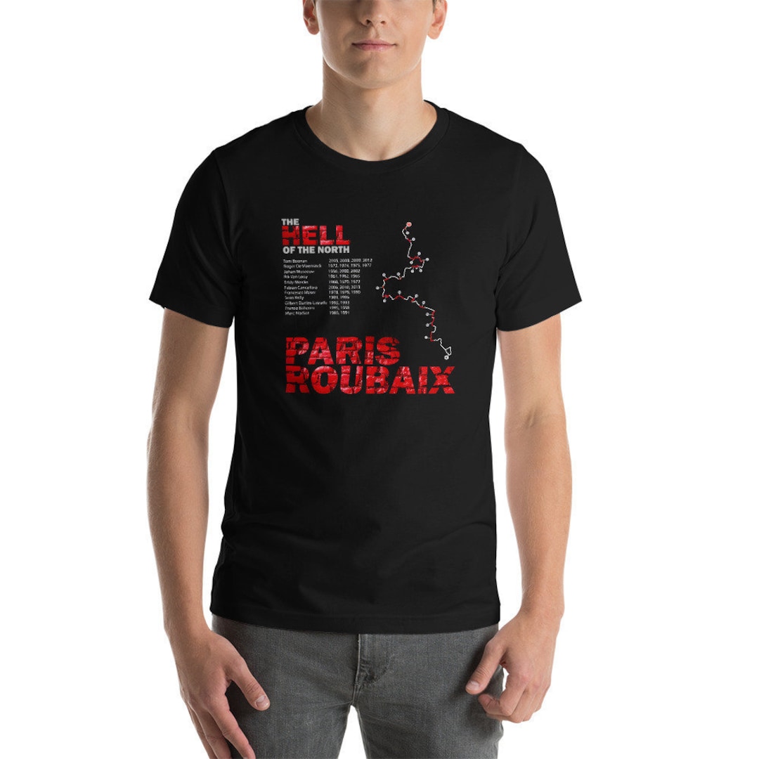 Paris Roubaix Tshirt Cycling Tshirt Great Gift for a Cyclist - Etsy