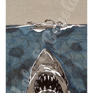 Jaws | 8x12 Art Print
