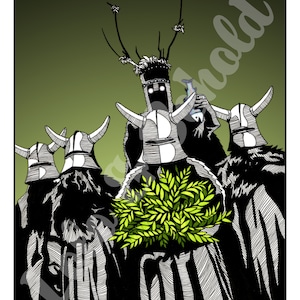 Knights of Ni |  9&quot;x12&quot; (or 11&quot;x14&quot;) Fine Art Print