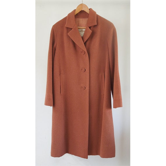 Classic 1950's to 1960 Womens Camel hair coat