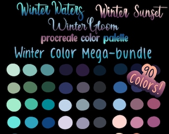 Ultimate Winter Procreate Color Palette